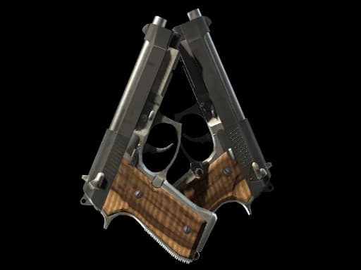 StatTrak™ Dual Berettas | Black Limba