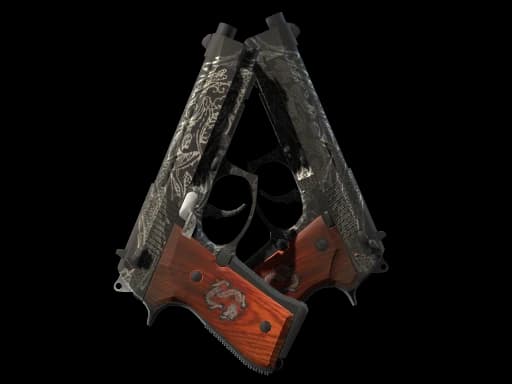 StatTrak™ Dual Berettas | Dualing Dragons (Factory New)