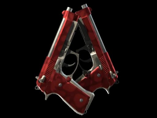 StatTrak™ Dual Berettas | Hemoglobin