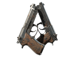 StatTrak™ Dual Berettas | Hideout (Battle-Scarred)