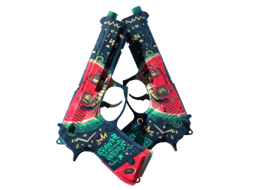 StatTrak™ Dual Berettas | Melondrama (Well-Worn)