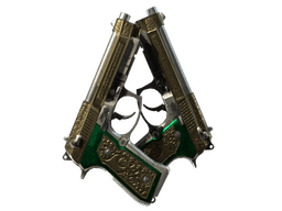 StatTrak™ Dual Berettas | Royal Consorts (Battle-Scarred)