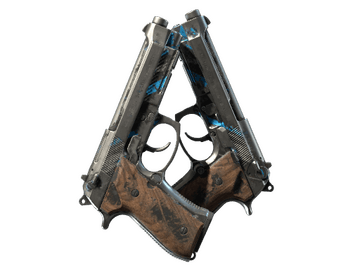 StatTrak™ Dual Berettas | Shred (Battle-Scarred)