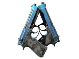 StatTrak™ Dual Berettas | Urban Shock (Well-Worn)