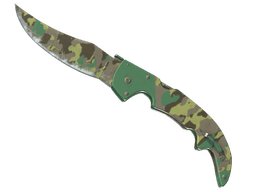 ★ StatTrak™ Falchion Knife | Boreal Forest (Well-Worn)