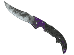 ★ StatTrak™ Falchion Knife | Ultraviolet (Battle-Scarred)