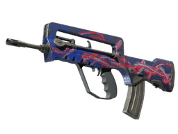 StatTrak™ FAMAS | Afterimage (Minimal Wear)