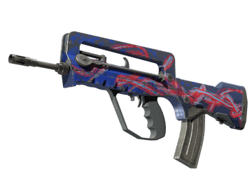 StatTrak™ FAMAS | Afterimage (Minimal Wear)