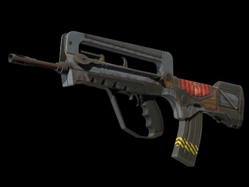 StatTrak™ FAMAS | Decommissioned (Well-Worn)