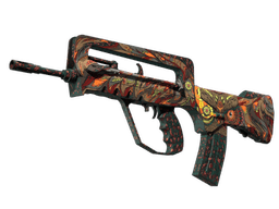 StatTrak™ FAMAS | Eye of Athena (Minimal Wear)