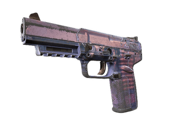 StatTrak™ Five-SeveN | Dark Polymer (Battle-Scarred)