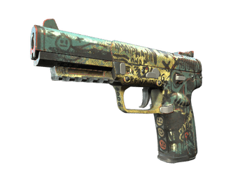 StatTrak™ Five-SeveN | Scrawl (Battle-Scarred)