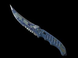 ★ StatTrak™ Flip Knife | Bright Water (Battle-Scarred)