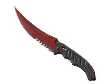 ★ StatTrak™ Flip Knife | Crimson Web (Field-Tested)