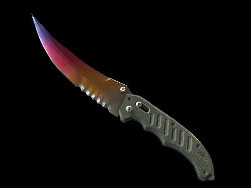 ★ StatTrak™ Flip Knife | Fade (Minimal Wear)