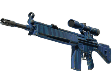 StatTrak™ G3SG1 | Azure Zebra (Field-Tested)