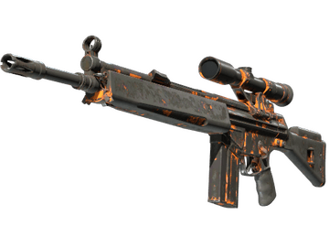 StatTrak™ G3SG1 | Orange Crash (Battle-Scarred)