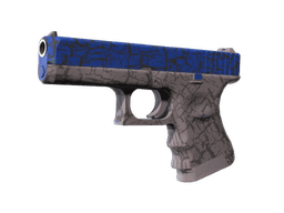 StatTrak™ Glock-18 | Blue Fissure (Minimal Wear)