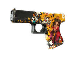 StatTrak™ Glock-18 | Bullet Queen (Well-Worn)