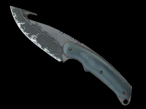 ★ StatTrak™ Gut Knife | Night (Battle-Scarred)