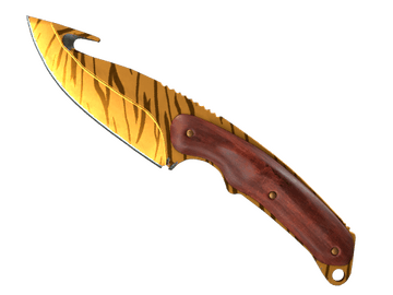 ★ StatTrak™ Gut Knife | Tiger Tooth (Minimal Wear)
