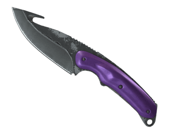 ★ StatTrak™ Gut Knife | Ultraviolet (Well-Worn)