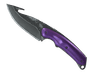 ★ StatTrak™ Gut Knife | Ultraviolet (Well-Worn)