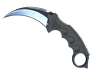 ★ StatTrak™ Karambit | Blue Steel (Well-Worn)