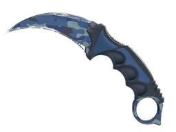 ★ StatTrak™ Karambit | Bright Water (Well-Worn)