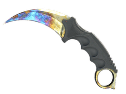 ★ StatTrak™ Karambit | Case Hardened (Battle-Scarred)