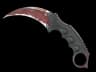 ★ StatTrak™ Karambit | Crimson Web (Battle-Scarred)