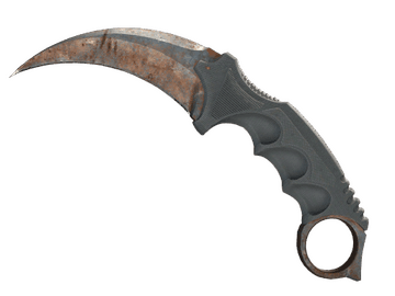 ★ StatTrak™ Karambit | Rust Coat (Battle-Scarred)