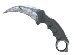★ StatTrak™ Karambit | Rust Coat (Well-Worn)