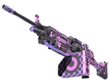 StatTrak™ M249 | Bock Blocks (Minimal Wear)