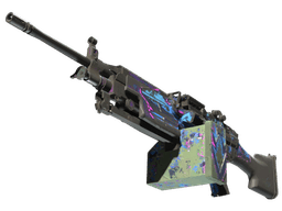 StatTrak™ M249 | Downtown (Battle-Scarred)