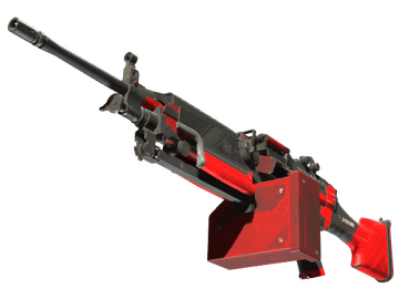 StatTrak™ M249 | System Lock (Well-Worn)