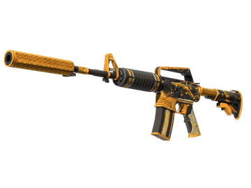 StatTrak™ M4A1-S | Golden Coil (Well-Worn)