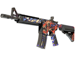 StatTrak™ M4A4 | 龍王 (Dragon King) (Battle-Scarred)