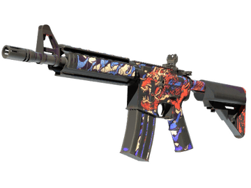 StatTrak™ M4A4 | 龍王 (Dragon King) (Battle-Scarred)