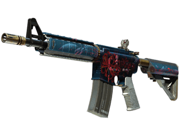 StatTrak™ M4A4 | Spider Lily (Well-Worn)