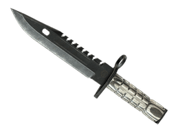 ★ StatTrak™ M9 Bayonet | Black Laminate (Well-Worn)