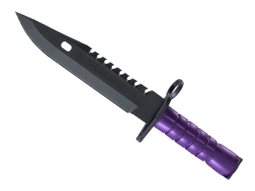 ★ StatTrak™ M9 Bayonet | Ultraviolet (Minimal Wear)