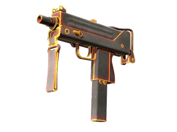 StatTrak™ MAC-10 | Heat (Well-Worn)