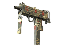 StatTrak™ MAC-10 | Monkeyflage (Battle-Scarred)