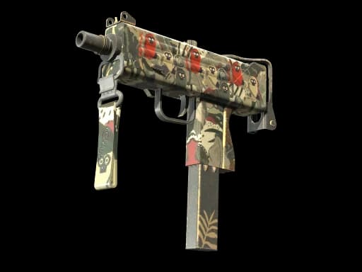 StatTrak™ MAC-10 | Monkeyflage (Factory New)