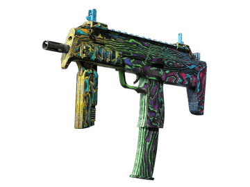 StatTrak™ MP7 | Neon Ply (Minimal Wear)