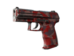 StatTrak™ P2000 | Red FragCam (Well-Worn)