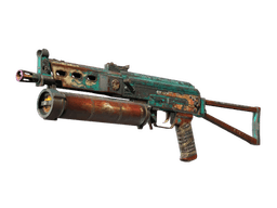StatTrak™ PP-Bizon | Embargo (Battle-Scarred)