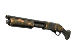 StatTrak™ Sawed-Off | Black Sand (Battle-Scarred)