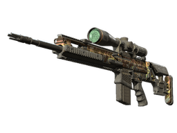 StatTrak™ SCAR-20 | Caged (Battle-Scarred)